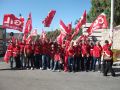 Foto degli scioperanti