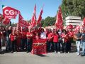 Foto degli scioperanti